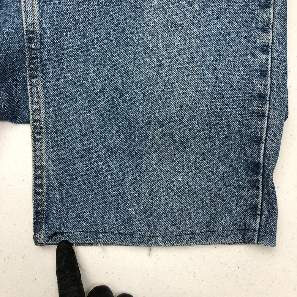 VTG Levis 505 Jeans Mens 38x30 Blue Denim Straight Leg Orange Tab Made USA 90s